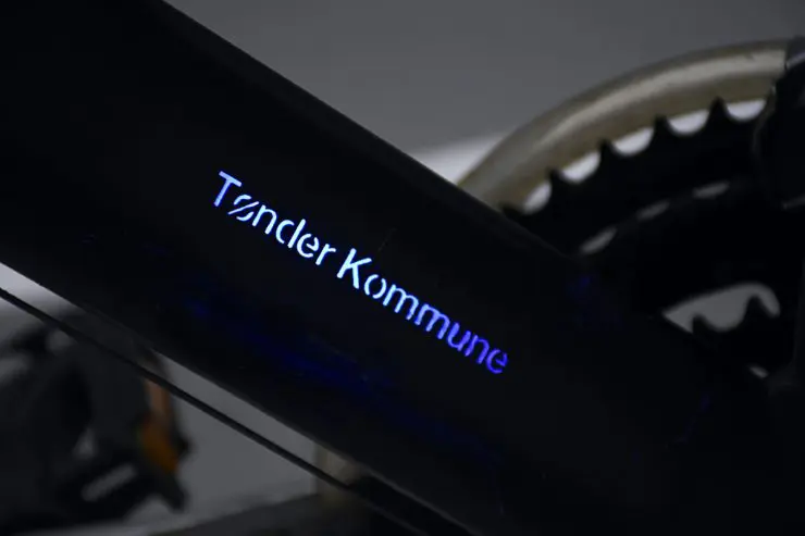 Uv-mærkning på elcykel